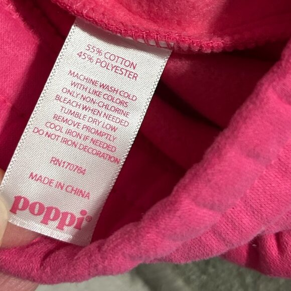 NWT Poppi ⭐️SET⭐️ Pink Joggers and Sweat Shirt Women's Size XL - Picture 16 of 16